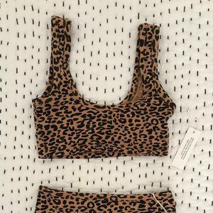 ARQ Leopard Wide Strap Bra NWT